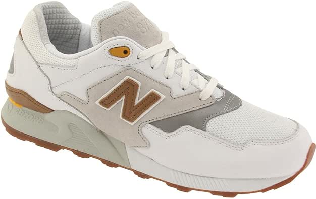 Amazon.com | New Balance Men 878 90s Running ML878ATA (White/Concrete) | Shoes