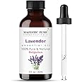MAJESTIC PURE Lavender Essential Oil | 100% Pure and Natural | Premium Grade Essential Oils for Hair Care, Home Diffusers, Skin, Aromatherapy, Massage and Humidifiers | 1 Fl Oz