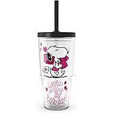 Tervis Peanuts - Snoopy - You Are So Loved Made in USA Double Walled Insulated Tumbler Travel Cup Keeps Drinks Cold & Hot, 24oz with Straw Lid, Classic