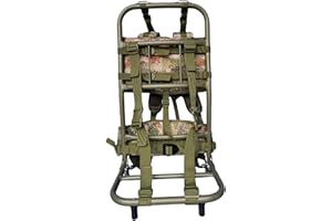 Kokiya Heavy Carrying Backpack Frame Foldable Bag Frame, Sturdy Portable Aluminum Alloy Nylon for Hiking Camping Trekking Out