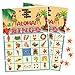 luck sea Luau Bingo Game Party Supplies - Hawaiian Tropical Decorations Favors 24 Players