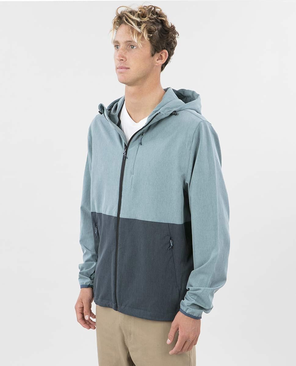Rip Curl Men's Elite Anti Series Hooded Wind Breaker: Clothing