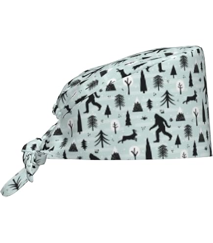 JEOCODY Fashion Work Cap & Shower Hat – Breathable Sweatband Headgear For Men & Women, Cool Cartoon Print, Adjustable Strap