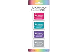 Ranger RGRAIMK.57703 Archival Mini Ink Pad Set 4 Archival Ink Pad Set Mini 4