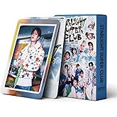 Stray Kids Photocards 2025 New Album Lomo Cards,55PCS Stray Kids Cards for Fans Collection (55PCS-Light Blue)