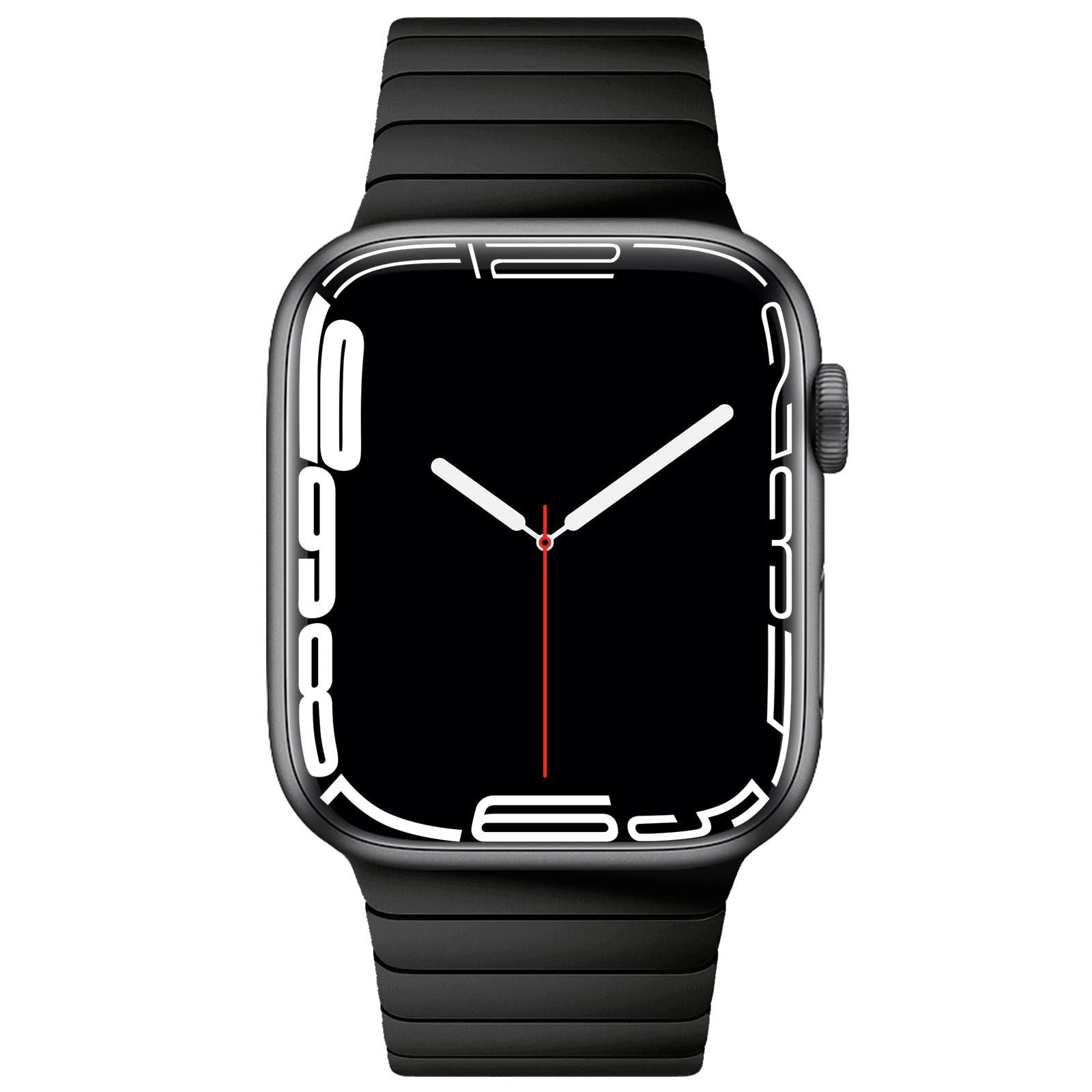 NewWays 38mm 40mm 41mm 42mm(Series 11/10) Metal Strap Compatible with Apple Watch,Solid Stainless Steel Link Replacement Band for iWatch Series 11/10/9/8/7/6/5/4/3/2/1/SE,Black