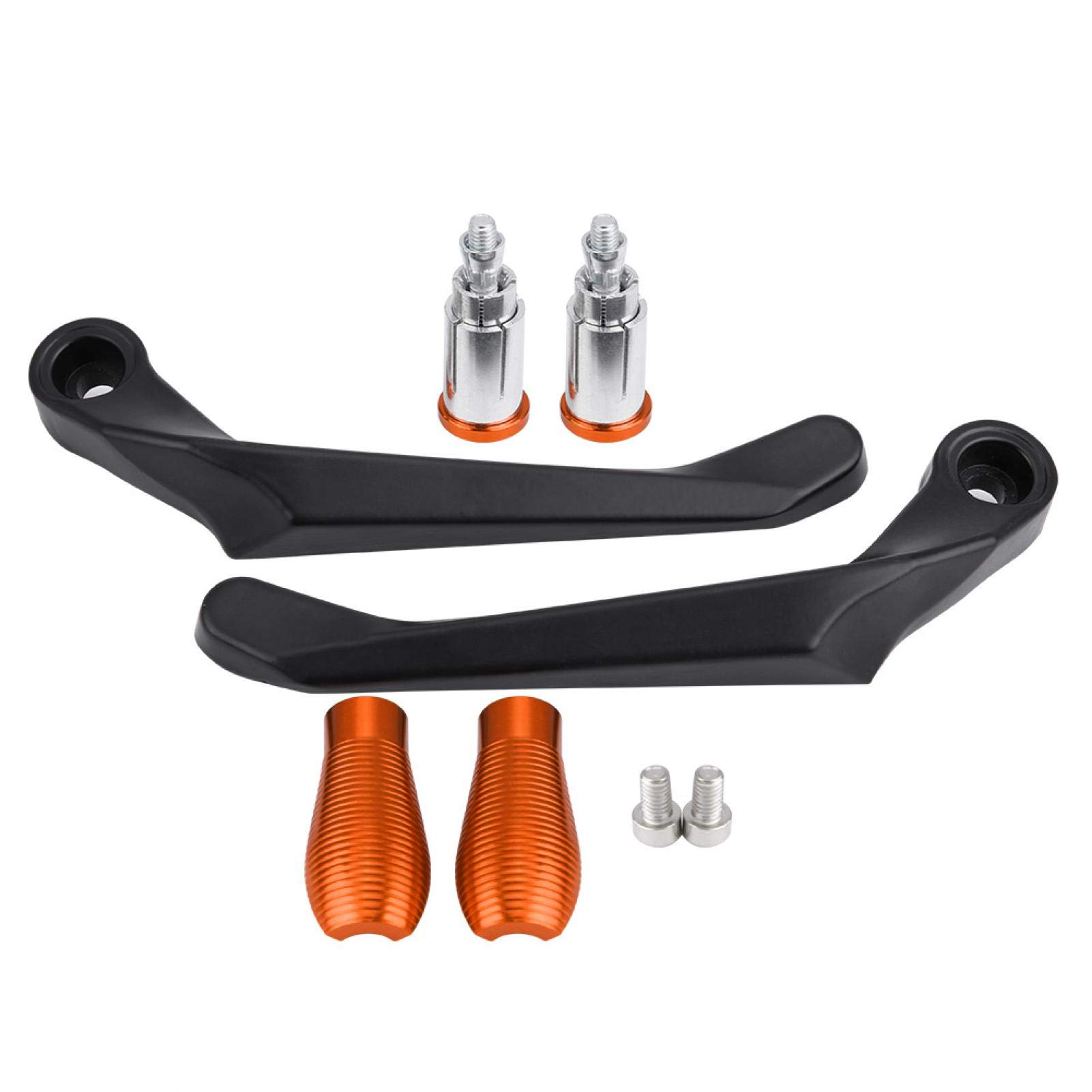 Brake Clutch, 1 Pair of Motorcycle Brake Clutch Levers Protect Guard Accidental Contact Handlebar 22mm(Orange)