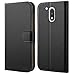 HOOMIL Moto G4 Case,Moto G4 Plus Case Premium Leather Case for Motorola Moto G (4th Gen) / Moto G Plus (4th Gen) Phone Wallet Case Cover (Black)