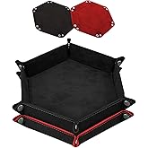 Colorful Folding Square Dice Tray Premium Felt Dice Tray Holder For DND, RPG, MT