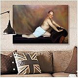 KONGQTE Seinfeld Poster Canvas Painting George Louis Costanza The Timeless Art of Seduction Wall Art for Living Room-24Inx36I