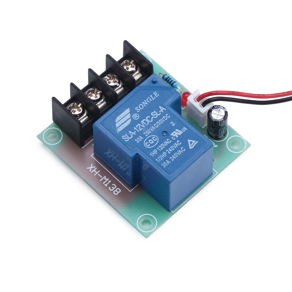 DROK Digital LED Display 12V On/Off Time Delay Relay Module 12 Volt