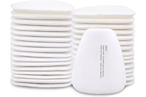 30PCS 5N11 Filter - ANUNU 6001 Filter for 6200, 6800, 6000, 7501, 7502 Series Respirator Filter Cotton Against Paint Spray Epoxy Resin Welding