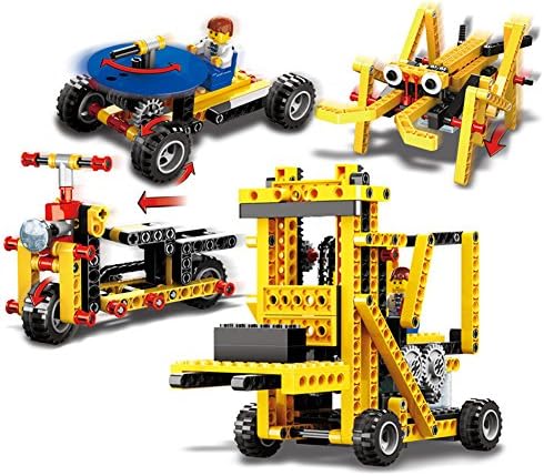 Loowan Electric Assembly Building Blocks Kit 4-in-1 Children's Educational Toys 292 Pieces