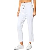 Soothfeel Women's Pants with 4 Pockets High Waisted Golf Pants | Ankle Length, Stretch, Soft, Pull-on, Casual, Athletic, Work, Travel Pants for Women