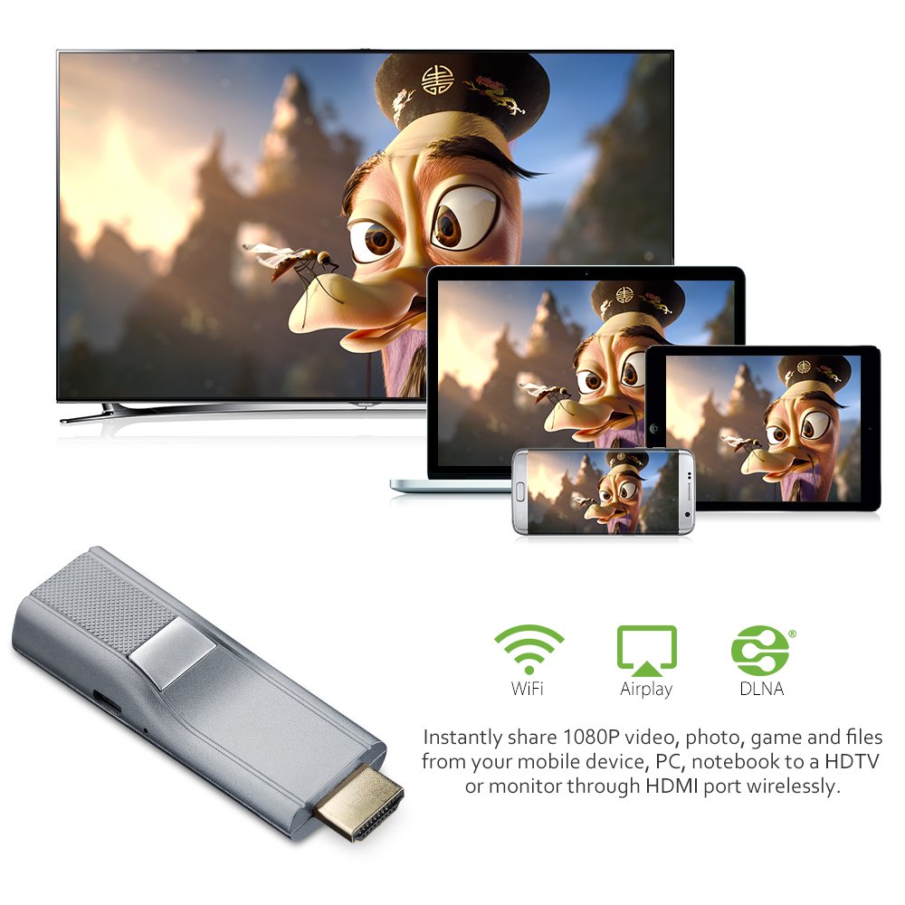 Dongle HDMI WiFi per condivisione Foto/Filmati/Etc.