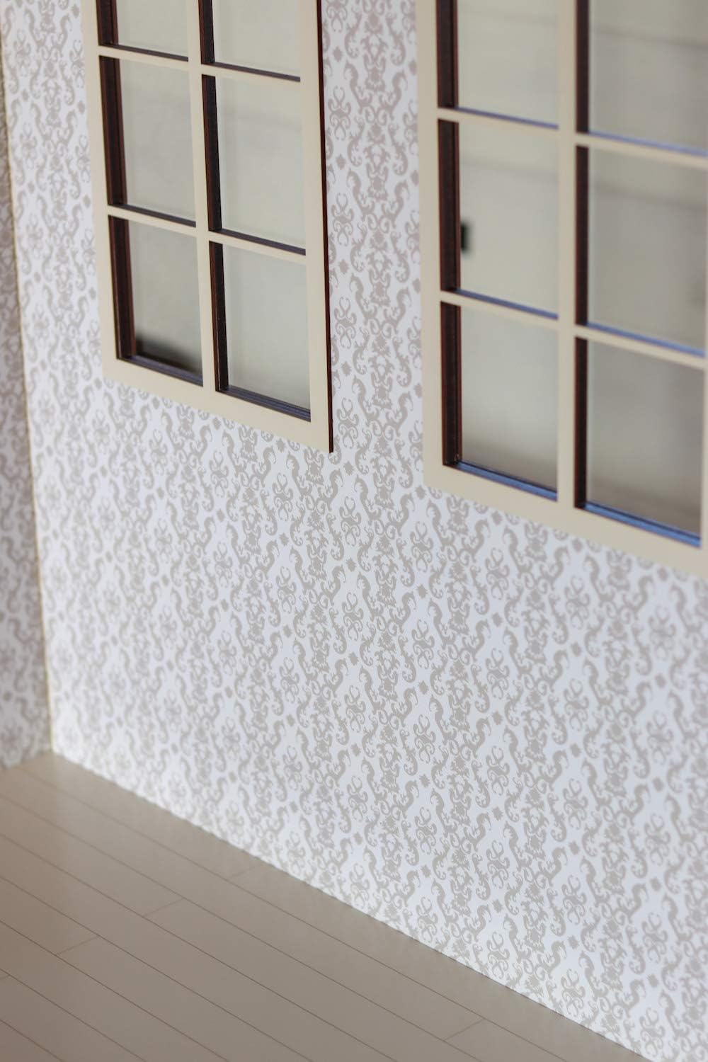 Amazon Co Jp 1 3スケールドールハウス 壁紙 Diy 工具 ガーデン