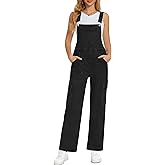 Denim Overalls For women Casual Bib Jean Overalls Loose Fit Womens Overalls Denim Adjustable Strap Denim Jumpsuit