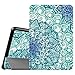 Fintie Slim Shell Case for Samsung Galaxy Tab A 8.0 (Previous Model 2015) - Super Slim Lightweight Standing Cover with Auto Sleep/Wake for Tab A 8.0 SM-T350/T355/P350/P355 2015, Emerald Illusions