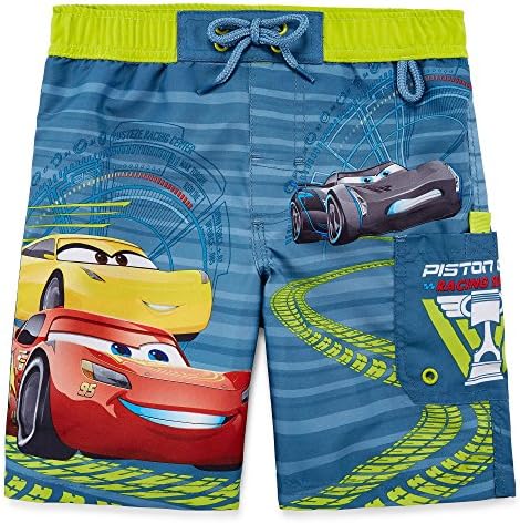 Cars Movie 3 Swimtrunks For Boys Storm Mcqueen 50+ UPF Fabric (5/6)