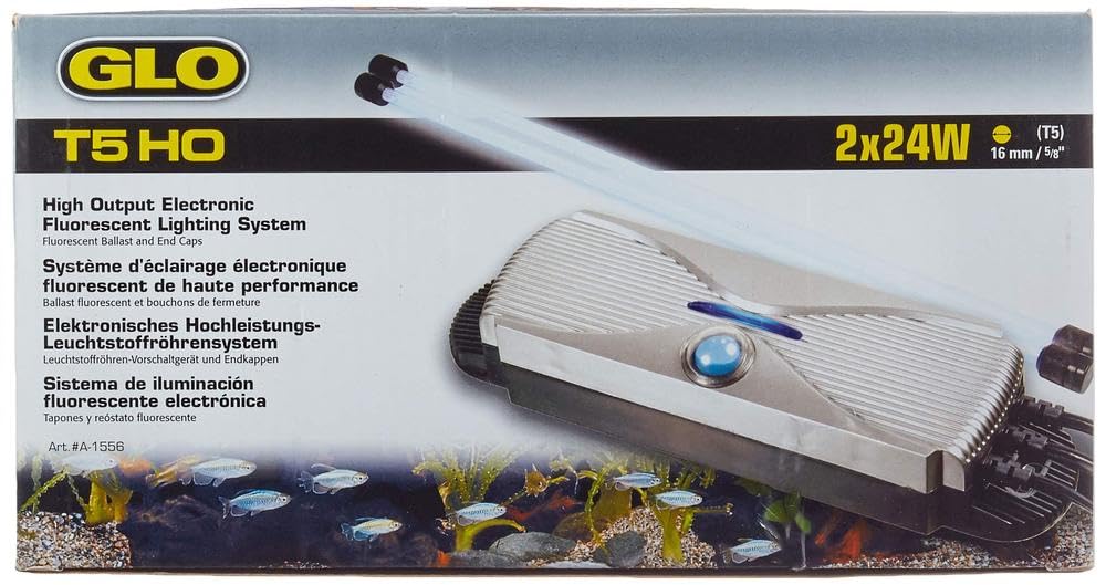 24 Watt GLO T5 High Output Electronic Ballasts x 2