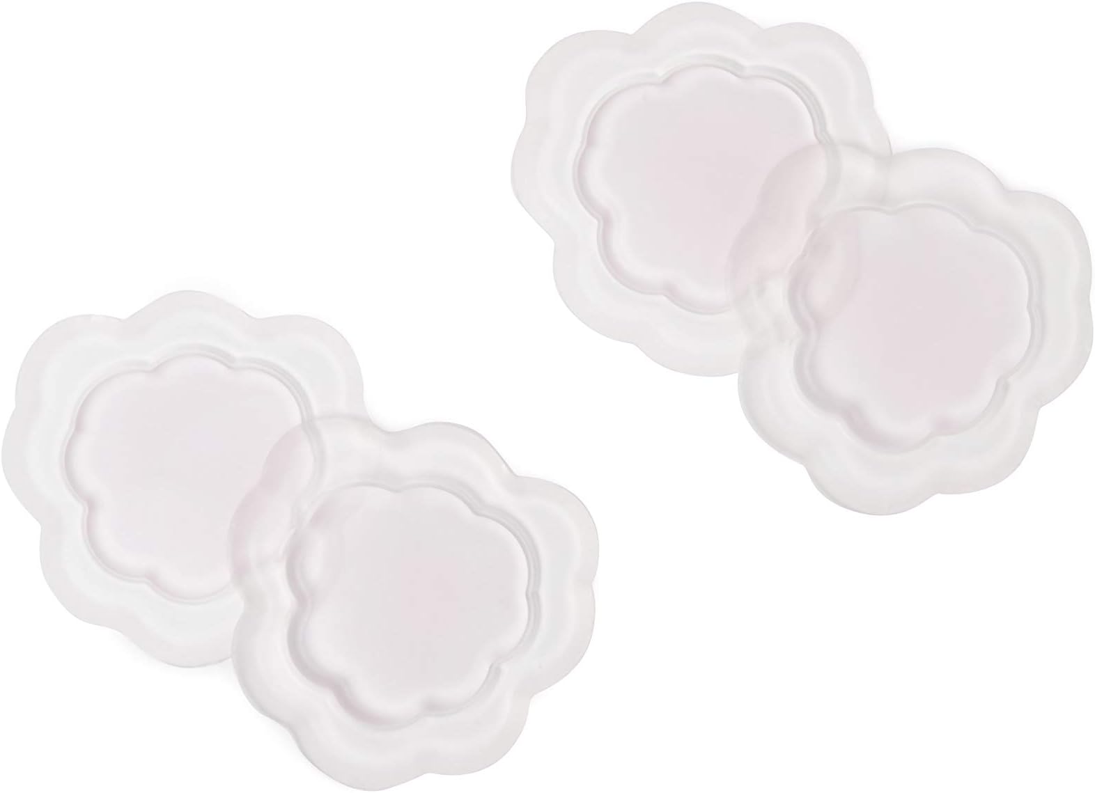 Foot Petals Women's Technogel Tip Toes with Soft Spots Pink (2 Pair)