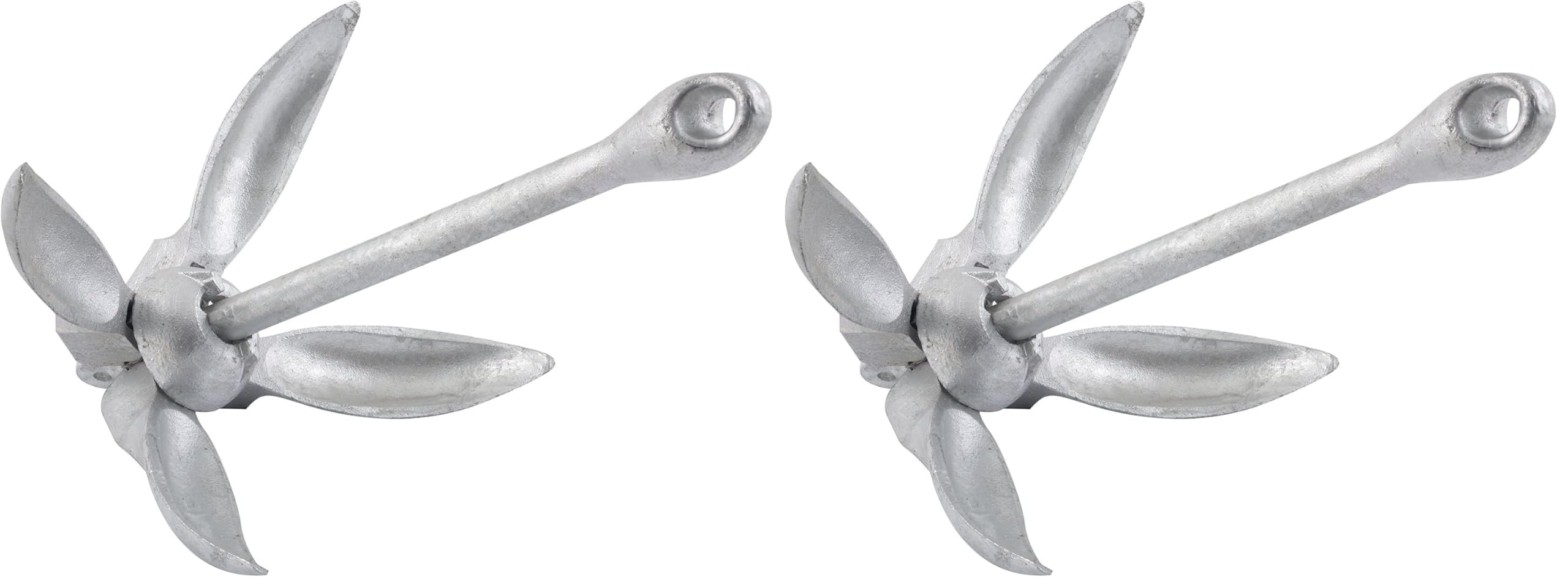 Shoreline Marine Galvanized Folding Anchor (Pack of 2) Image