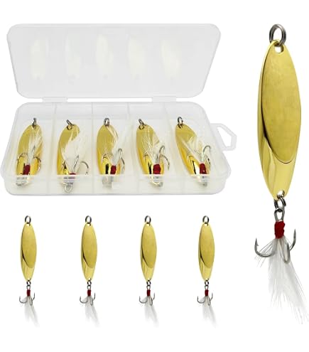 5 Pack Lead Jig Fishing Lures - 7g To 21g Metal Spoon Kit For Saltwater/Freshwater - View #8
