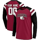 ANTKING T-Shirt Long Sleeve for Men Youth Gifts Custom Name and Number