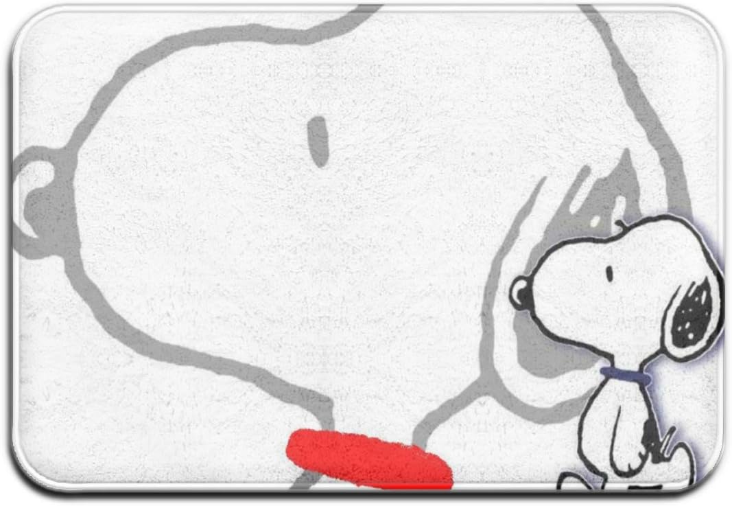 Amazon Com Taottao Snoopy Doormat Polyester Printing Comfortable Floor Mat Lndoor Outdoor Front Door Bathroom Rubber Non Slip Waterproof Anti Sludge Door Mat Garden Outdoor