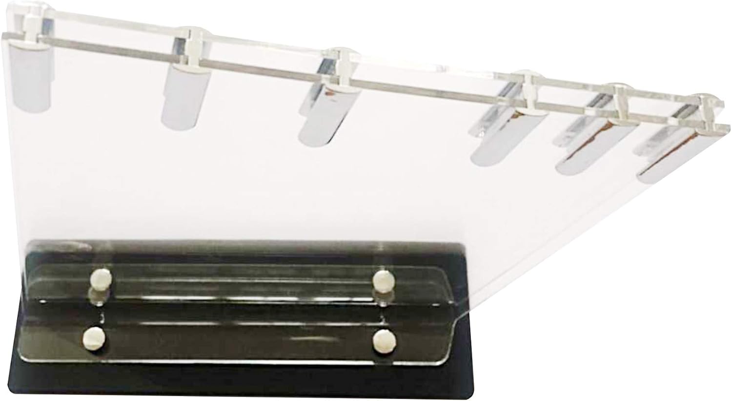 Perspex Knife Block 5 Slot Without Knives Knife Block & Knife