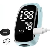 Oximeter, Blood Oxygen Meter, Fingertip Pulse Oximeter, Rechargeable Pulse Oximeter, Rapid Blood Oximeter SpO2 Reading Outdoo