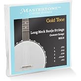 Gold Tone Mastertone&trade; Long Neck Banjo Strings (.011,.013, .016, .024w, .011)