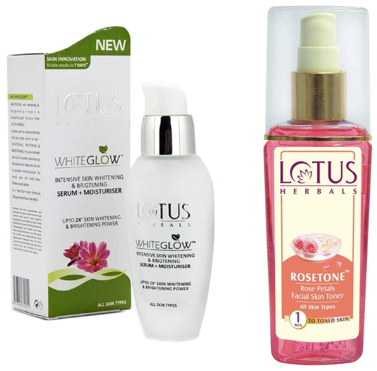 lotus white glow face serum