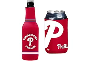 KOLDER MLB Baseball Can & Bottle Holder Insulator Beverage Cooler