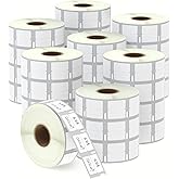 BETCKEY - Compatible DYMO 30333 (1/2" x 1") Extra Small 2-Up Labels - Compatible with DYMO Labelwriter 450, 4XL, NOT FIT 550 & 5XL [28 Rolls/28000 Labels]