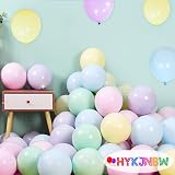 HYKJNBW Pastel Balloons 50 Pack 12 inch Multicolour Latex Party Decor view 4