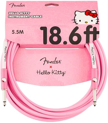 Fender® »VEGAN LEATHER STRAP« lederen gitaarriem - 6,3 cm breedte - kleur: Shell Pink