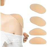 Womens Shoulder Pads, Silicone Shoulder Enhancer Push-up Pads for Boost Comfort and Posture - Invisible & Breathable Anti-Slip Enhancer for Dress & T-Shirt & Sweate