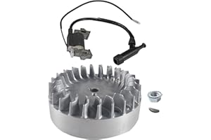GUCIDDAK Aluminum Flywheel & 10kRPM Coil For Predator 212cc 196cc 224cc NonHemi Cast,Fit Honda GX200,69730 69736