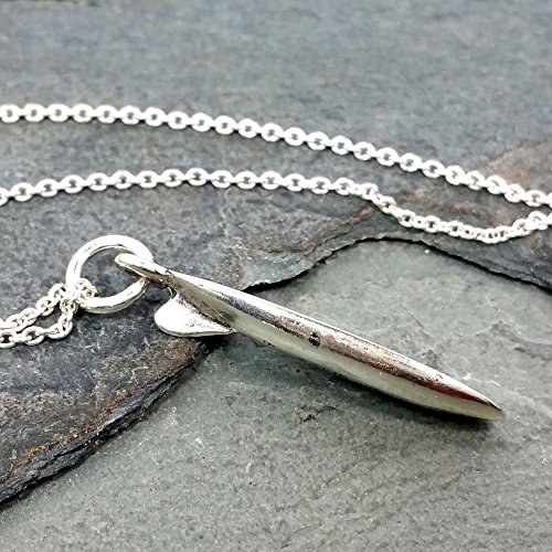 Surfboard Necklace - 925 Sterling Silver