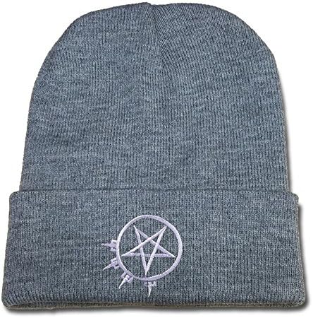 BARONL Arch Enemy Band Logo Beanie Fashion Unisex Embroidery Beanies Skullies Knitted Hats Skull Caps - Grey