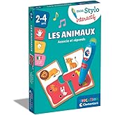 Clementoni - Éducation - Mon Stylo Interactif - Les Animaux - Associe Chaque Maman à Son Petit - Jeu Interactif Parlant - Dév