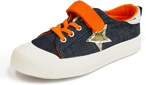 Amazon ジョリーウォーク スニーカー キャンバス生地 デニム調 子供用 カジュアル シューズ 防滑 マジックテープ Jolly Walk ジョリーウォーク 運動靴 スニーカー