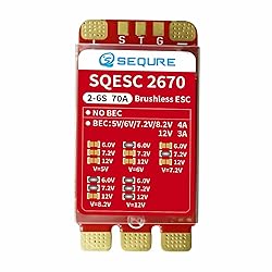 SEQURE 2670 Brushless ESC,70A RC Motor Electric
