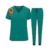 M&M SCRUBS Women's Essential Jogger Scrub Set