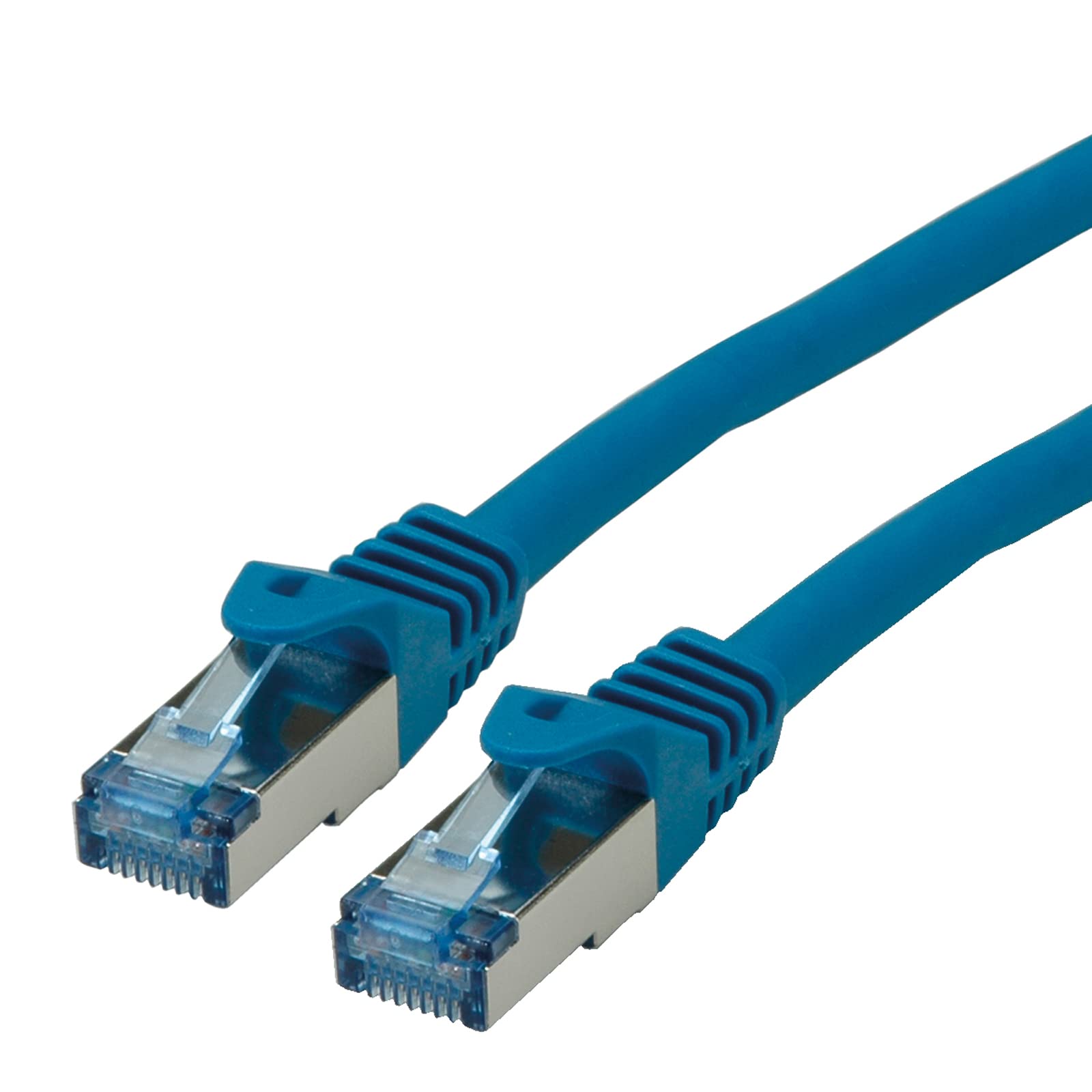 Roline S/FTP Patch cable Cat 6A Component Level LSOH, blue, 3 m