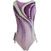LIUHUO Rhythmic Gymnastics Leotards Purple Costumes Women Girls Competition New Rules