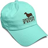 Speedy Pros Soft Baseball Hat Embroidered Hat Dachshund Dog Mom Wiener Dog Men & Ladies Baseball Cap Cotton