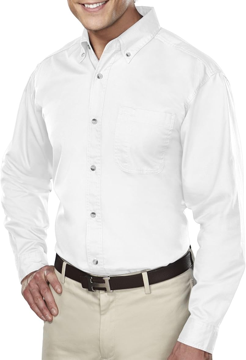 men's tall white dress shirts