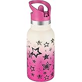 TAKYIT 12oz Kids Water Bottle – Insulated Stainless Steel Bottle with Straw Lid, BPA-Free, Leak-Proof, for Toddlers & School Use